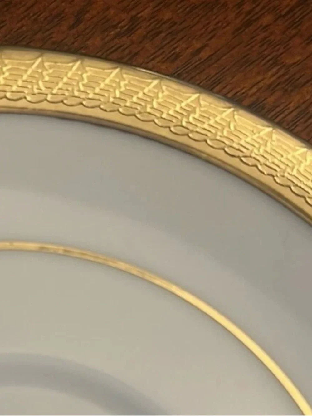 Set of 4 Centurion Collection 9414 Pure Gold Demitasse Cups & Saucers NWOT